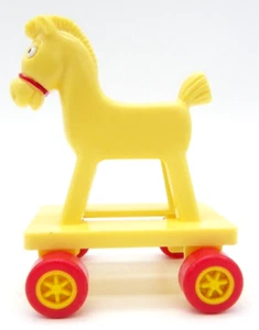 Caballo mecedor de colección 1986 Mcdonald's Muppet Babies Fozzy Bear's de Jim Henson - Imagen 1 de 5