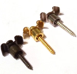 Retenedor de árbol de cuerdas para guitarra en acabado cromado negro u dorado - Imagen 1 de 15