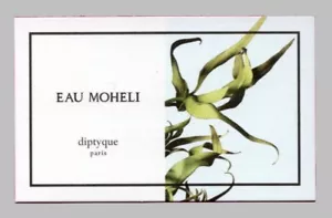 Advertising card - advertising card - Eau Moheli by Diptych - Picture 1 of 1