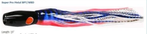 15" Black Bart Pro Metal Fishing Lure Trolling Tuna Wahoo Marlin Mahi ONO - Picture 1 of 1