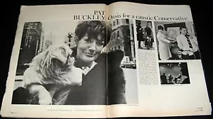WILLIAM F BUCKLEY 1967 PICTORIAL WIFE PAT & SON CHRISTOPHER * CONSERVATIVE ICON - Picture 1 of 1