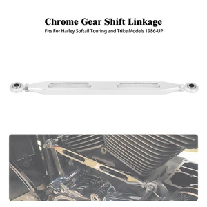 Chrome Shifter Gear Shift Linkage For Harley Touring Electra Glide Softail 86-23 - Bild 1 von 13