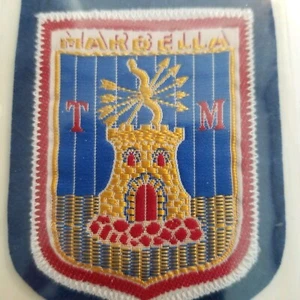 New Sealed MARBELLA SPAIN Patch Embroidered Badge Vintage - Picture 1 of 4