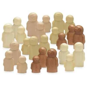 Figure People Bumper Play Set NEW Stoneware Figurine Toys Durable Tactile - Imagen 1 de 7