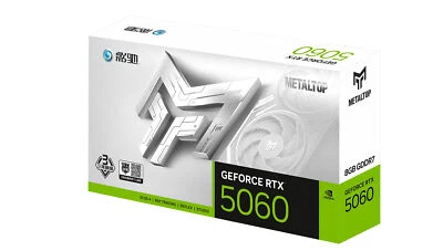 GALAXY GeForce RTX 5060 8GB OC Metal Master White  GDDR7 Graphics card - Image 1 of 4