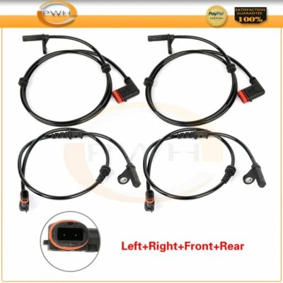Rear Front Left & Right ABS Speed Sensor For 2010 2011 Mercedes-Benz C300 & C350 - Image 1 of 4