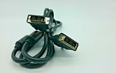 DVI Monitorkabel   DVI-D Single  Link 18+1  doppelt geschirmt,2 Ferritkern 1,8m  - Bild 1 von 2