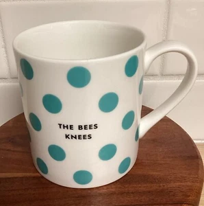 Kate Spade Coffee Tea Mug Lenox Bees Knees Polka Dot - Picture 1 of 8