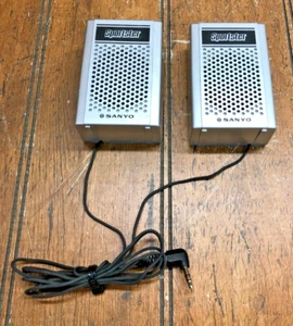 Vintage Sanyo Sportster Walkman Speakers - Picture 1 of 5
