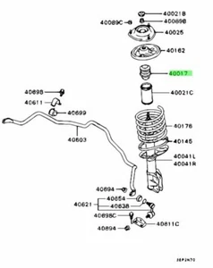 Damper, FR Susp Strut For: Mitsubishi Lancer Evo 5 6 CP9A - Picture 1 of 1