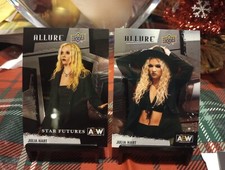 2022 Upper Deck AEW Allure JULIA HART House Of Black + STAR FUTURES INSERT 