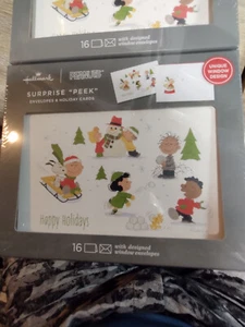 hallmark peanuts christmas cards 16pack - Picture 1 of 1