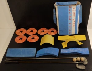 GIOCATTOLO D'EPOCA GOLF PIRELLI VILLA D'ESTE GIOCO VINTAGE TOY MINIGOLF ITALY 60 - Foto 1 di 10