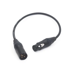 Audiokabel XLR 3Pin Stecker auf Buchse für Tonstudios, Mikrofonmixer - Bild 1 von 6