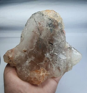 Aegirine Included Smoky Quartz Large Size crystal from Zagi Mountains Pakistan. - Picture 1 of 9