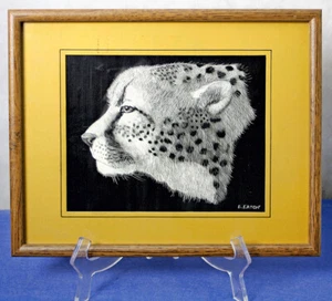 Tiragraffi originale per fauna selvatica di Cheeta - firmato dall'artista - Foto 1 di 7