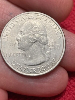 SOFT P STRIKE ERROR 2015 Kisatchie Louisiana Quarter ALMOST INVISIBLE MINT MARK - Image 1 of 4