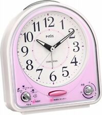 Seiko Pyxis Alarm Clock 31 Disney Melodies Pink NR435P From Japan