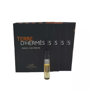 TERRE D'HERMES 5 x 2ml PARFUM PURE PERFUME Spray Proben Luxus Reise NEU - Bild 1 von 2