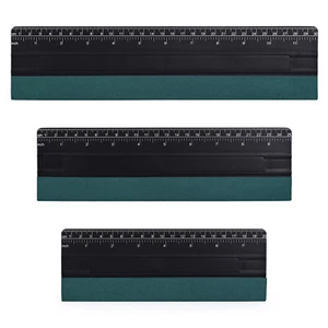 3 PCS Big Size Felt Squeegee Ruler Squeegee Vinyl Wrap Squeegee for Car Wrapping - Picture 1 of 9