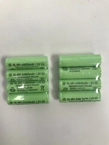 8-pcs1.2v AA (800mAh) Ni-MH Rechargeable Battery For Solar Light - Picture 1 of 1