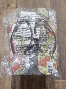 Vera Bradley Lisbon Medallion Cool Flip Flops Large Size 9 10 11 (New & Sealed) - Picture 1 of 2