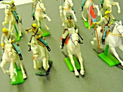 3 54mm Gran Bretaña Detalle Confederados Comando en Caballos Blancos (Anuncio Nov.) Foto 1 de 4