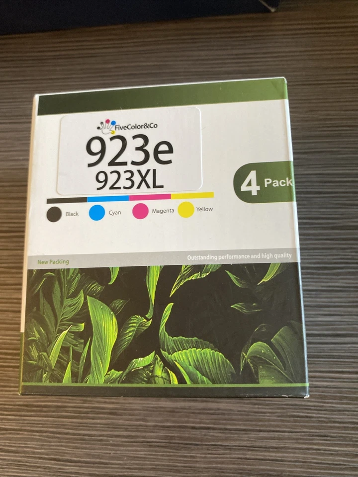 Cartuchos de tinta originales HP 923 negro cian magenta amarillo CMYK paquete de 4 8120 8130 s Foto 1 de 1