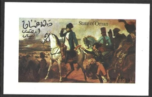 Stato dell'Oman, Napolien On Horse, MNH Imperf M/S Foglio #M2450 - Foto 1 di 1