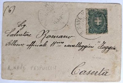 R. Nave "Vesuvio"--Cadet, 11th Cavalleggieri "Foggia", Caserta/5-C. IT/1897-'00s - Image 1 of 2