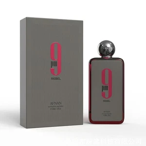 Afnan 9 PM REBEL Hombres 3,4 oz/100 ml Eau de Parfum Spray GTR3 - Imagen 1 de 11