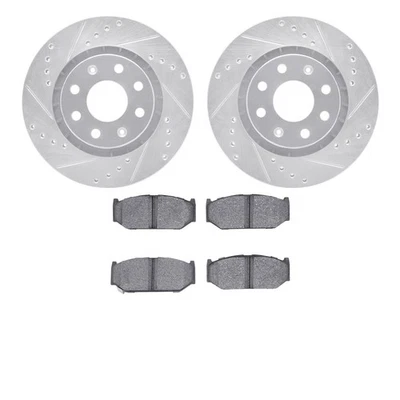 For Suzuki Swift 07-17 Brake Kit eLINE Series Drilled & Slotted Front Brake Kit - Imagem 1 de 4