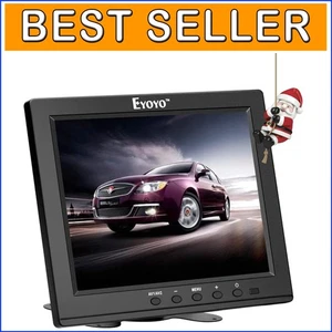 High-Definition Mini Monitor 8-Inch with Dual Speakers for Enhanced Viewing - Picture 1 of 12