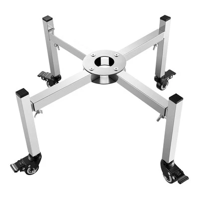 Fire Pit Stand 15-27 Inch Adjustable with 4 Casters for Solo Stove Bonfire - Image 1 of 4