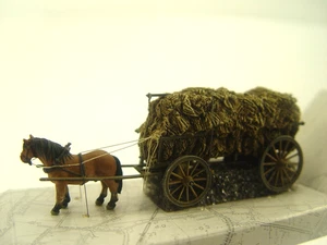 Heuwagen m. Pferd u. Bauer - Artitec HO Fertigmodell 1:87 - 387619 #E - Picture 1 of 5