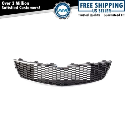 Rejilla inferior cromada y negra para Chevrolet Cruze GM1200624 2011-2014 Foto 1 de 4