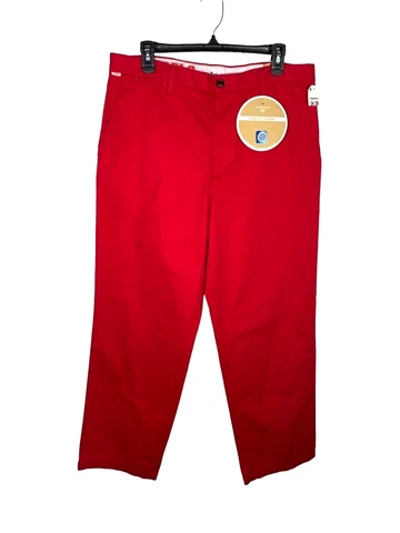 NWT Dockers Men's Mississippi OLE MISS Game Day Khakis RED Pants 34 x 29 FLAW Cover
