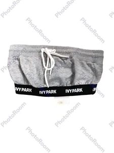 Brand New Ivy Park Gray Sweat Shorts For Women Size Large With Tags - Picture 1 of 2