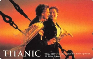 Titanic Film NTT Japan Telefonkarte gebraucht Promo unbenutzt Leonardo DiCaprio - Bild 1 von 2