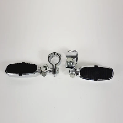 Harley Davidson Barra y Escudo Cromo Crestado Ajustable 1 1/4" Montaje Carretera Clavijas Foto 1 de 4