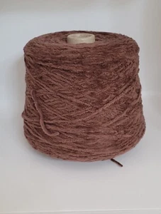 Rayon Yarn ILARIA S.R.L. Calenzano Fi Vanilla NM 3000 Chenille Crochet Handloom - Picture 1 of 7