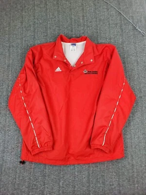 Vintage Adidas Team Footlocker CC Championships Jacket Large Red Windbreaker - Image 1 of 4