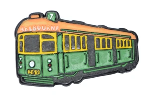 Vintage Melbourne Street Car Magnet Refrigerator Souvenir Australia - Picture 1 of 2