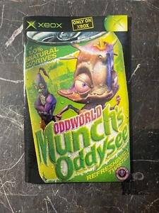 Oddworld: Munch’s Oddysee Microsoft Xbox Video Game Manual only - Picture 1 of 2