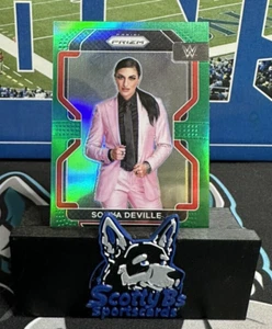 2022 Panini Prizm WWE - Green Prizm #147 Sonya DeVille - Picture 1 of 3
