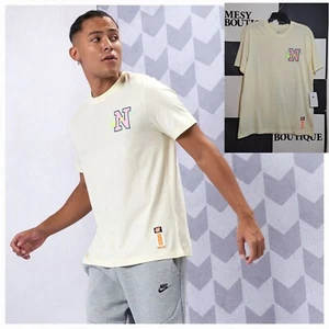 Nike Mens Sportswear T-Shirt Graphic Print Yellow Sz Medium - Picture 1 of 9
