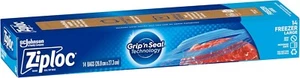 Freezer Bags Large, Resealable & Reusable Food Storage, Microwave Safe and BP... - Picture 1 of 14