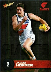 2021 GWS GIANTS AFL Card JACOB HOPPER Footy Stars Prestige - Picture 1 of 2