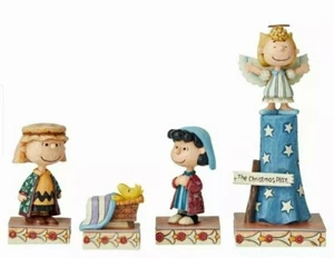 Snoopy Peanuts Jim Shore True Meaning of Christmas Figuren Krippenfestzug 4 - Bild 1 von 2