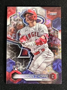 2023 Bowman's Best LOGAN O'HOPPE MINI-DIAMANTE REFRACTOR 52/299 ÁNGELES RADIOCONTROL #10 - Imagen 1 de 2